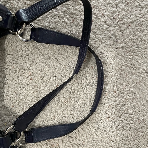 SOLD Coach Soho purse Navy Blue - Picture 4 of 8